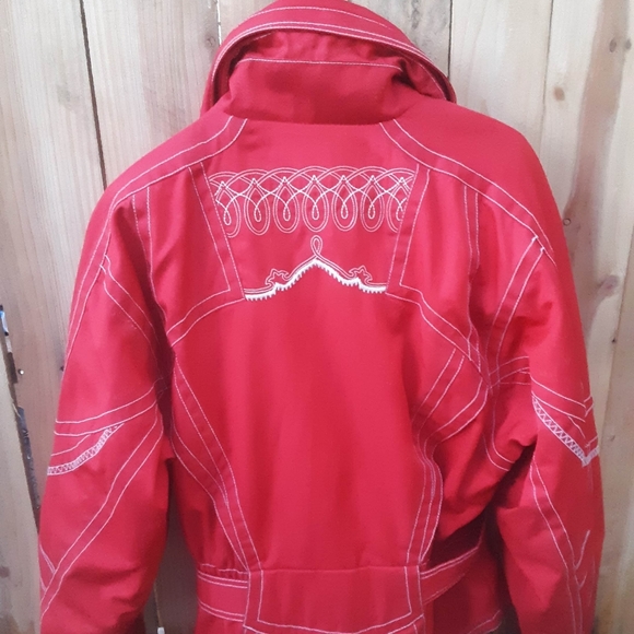 Red SPYDER boulder Colorado coat. Size L